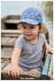 100% Cotton % Cotton, Embroidered Hat with Accessories for Girls (Size: 47-50 cm) (1-4 Years)