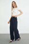 Buy Belt Li Pleated High Waist Pants - 3