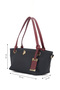 Navy Blue-Claret Red Women's Shoulder Bag Us26273 - 3