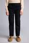 Boy's Flat-Legged Elastic Waist Black Gabardine School Trousers with Pockets T8850A624Au - 2