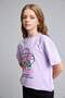 100% Cotton Kpop - Demon Hunters Relax Fit Crew Neck Short Sleeve T-Shirt Girl Child H7337A826Sm - 3