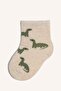 Animal Patterned Seamless 4-Piece Cotton Long Socks for Baby Boy H9188A5Ns - 2