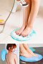 Pink Suction Cup Bath Brush - Massage, Pad, Back and Foot Scrub - 7