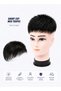 Knotless Toupee for Men, Short Hair Mechanism Wig, Full Real Hair Replacement Piece, Inch Wig Piece, Suitable for People with Hairline Falling Off,Natural