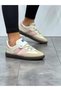 Children's Velcro Lace-Up Waterproof Sports Shoes - Beige Powder - 4