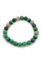 Certified Natural Stone Turquoise-Malachite-Sodalite-Labradorite 8 mm Bracelet - 2