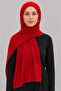 Modest Clothing Combed Cotton Shawl Jersey Lycra Shawl Hijab Red - 2
