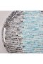Pure Sedef 35 X4Cm. Black/Blue Pearlescent Mosaic Tray - 7