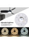 230 V Ceiling Fan LED Light 3CCT 3000K 4000K 6000K Ceiling Fan Light Replacement Panel 18W Energy Sa - 4