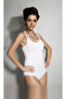 12101 Women's Thin Strap Snap-On Bodysuit
