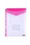 11-Hole Vertical Velcro File A4 Red X 12 Pieces