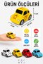 Set of 4 Mini Toy Cars – Metal Pull and Drop - 4 Colors Mini Vosvos - 2