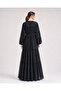 Layered Ruffle Detailed Long Hijab Dress - 4