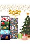 Set of 5 Christmas Patterned Boxed Socks