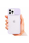 Apple Iphone 11 Pro Case Camera Slider Matte Back Surface Colorful Frame Lens Cover