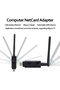 محول لاسلكي USB WiFi AR9271 من NetCard، محول هوائي 2DBI قابل للفصل للتلفزيون والكمبيوتر - 5