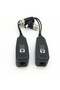 1 pair 1 Pairs CCTV Coax BNC Video Power Balun Transceiver to CAT5e 6 RJ45 Connector HJ55 - 6