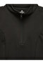 Half Zip Slim Fit Stand Collar Short Sleeve Sports T-Shirt - 7