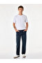 Regular Waist Cotton Straight Fit Jean Pants - Mark Jean