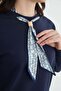 Fullamodest Scarf Detailed Crew Neck Tunic - 6
