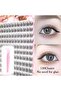 No need for glue Daily Lash Win: Korean-Style False Lash Extension Kit with 120 Self-Adhesive Cluste - 6
