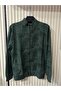 Men's 2-thread compact combed cotton patterned khaki jacket - 2