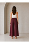 Plus Size Viscose Combed Cotton Flexible Waist Elastic Skirt Trousers Wide Leg Comfortable Fit Hijab Compatible L-Xl-2Xl - 2