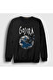 Unisex Black Kanagawa Wave Gojira Sweatshirt 292620tt