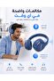 سماعات رأس لاسلكية فوق الأذن، تصميم قابل للطي، صوت نقي، ، بلوتوث خفيفة الوزن، اتصال متعدد النقاط - 2