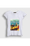 Women's White Los Lunas Al Sol Javier Bardem Cinema T-Shirt 582971Tt