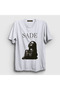 Unisex White Love Deluxe Plain T-Shirt 554981Tt