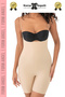 # Corset 2 Size Reducer Firming Non-Slip Women's Laser Cut Full Length Strap Corset Set of 6 - 4