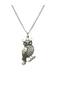 Unisex Necklace with Embroidered Minimal Owl Figure – Elegant, Meaningful, and Suitable for Everyday Use Design