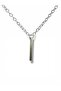 Unisex Necklace with Cylinder Rod Figure – Minimal and Modern Design with 60 cm Chain