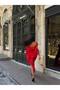 Women's Lace Skirt Blouse Full Lycra Fabric Double Set - 3