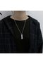 Real Usable Harmonica Necklace Silver Color - 5