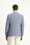 سترة 7 Drop Slim Fit ذات تصميم ضيق ومزيج من الكتان المربعات - 7