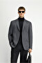 8 Drop Muscle Fit Long Athletic Cut Knitted Classic Striped Jacket