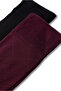 Set of 2 Patterned Bamboo Blended Thin Socks - 4