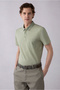 Regular Fit Cotton Embroidered Pocket Polo Neck T-Shirt - 5