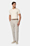 Crew Neck Slim Fit Embroidered Cotton Lyocell T-Shirt - 4