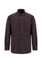 Long Sleeve Regular Fit Lumberjack Plaid Button Collar Cotton Shirt