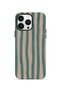 iPhone 13 Pro Vorian Double Layer Case Sage Riviera Stripe