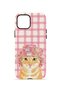 iPhone 11 Vorian Double Layer Case Pink Picnic Cat - 4