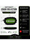 Keychain Compatible with Kawasaki Brand Motorcycles I Green - White / Green - Black - 3