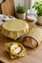 Natural Beeswax Storage Cloth Set of 3 - 3