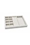 Jewelry Display Table Combination Model No:3 – Cream Suede on Wood 35X26 cm