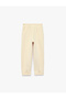 Elastic Waist Pocketed Viscose Blend Jogger Sweatpants - 5