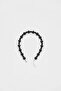 Black Bead Stringed Necklace - 3