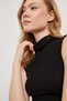 Armalife 2448 Skirt Shirred Asymmetric Flexible Perkins Collar Sleeveless Woman Bluz - 2